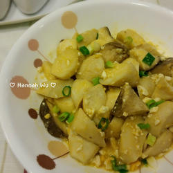 咸蛋炒杏鲍菇的做法[图]