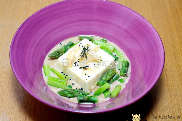 芝麻酱沙拉豆腐「桂冠夏至凉拌」的做法_菜谱_香哈网