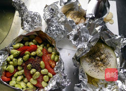 迷迭橄榄油烤鲜蔬的做法图解4