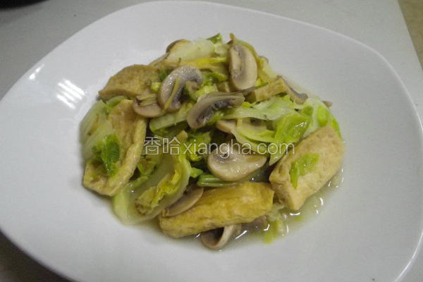磨菇白菜板豆腐
