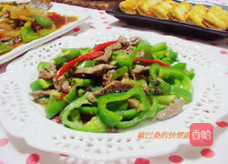 豆鼓青椒炒牛肉的做法图解4