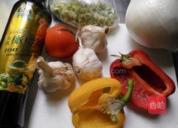 迷迭橄榄油烤鲜蔬的做法图解1