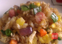 缤纷炒饭的做法图解10