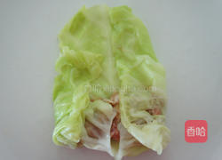 茄汁高丽菜卷的做法图解4