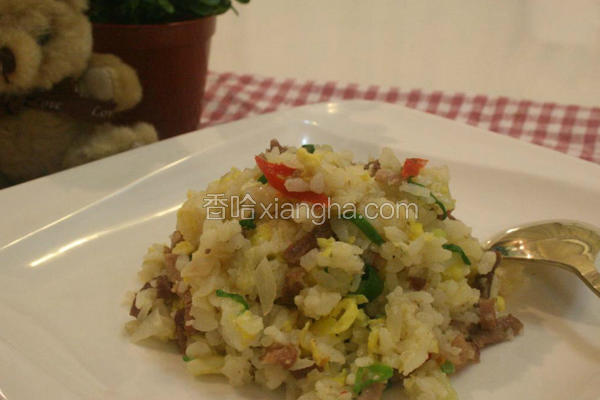 肉丝蛋炒饭