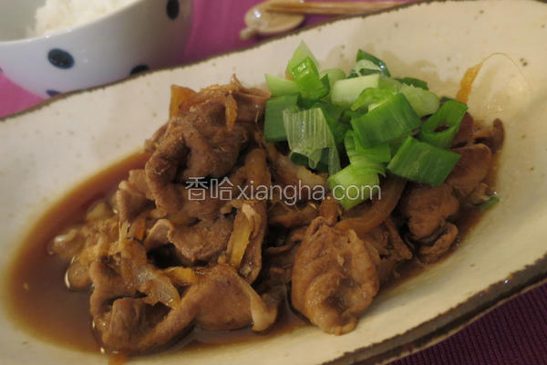 姜汁猪肉烧