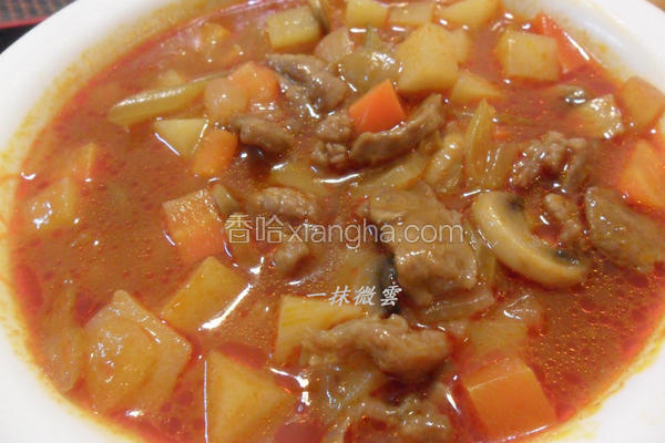 番茄牛肉蔬菜汤