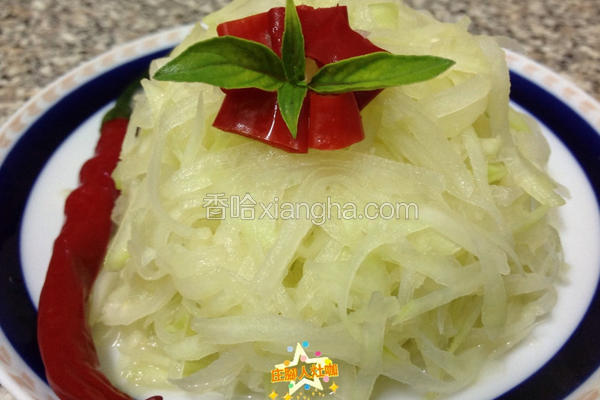 凉拌青木瓜丝