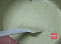 抹茶苹果戚风蛋糕的做法图解4