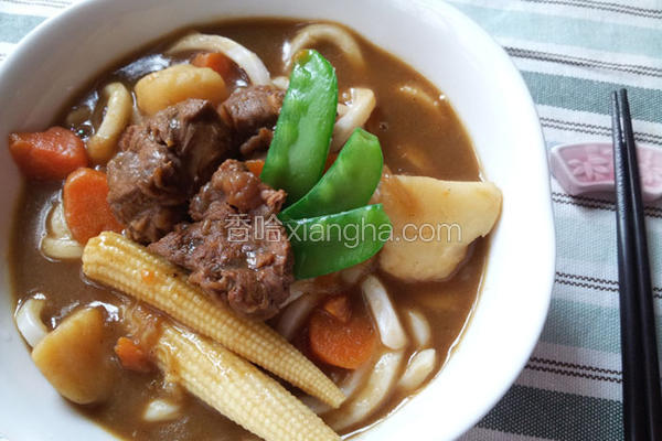 咖哩牛肉乌龙面