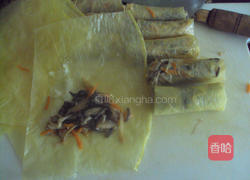 金针菇腐皮卷的做法图解3