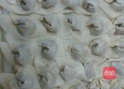 鸡汤荠菜馄饨的做法图解3