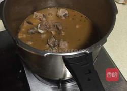 窝笋烧排骨的做法图解8