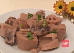 莲藕炆排骨的做法图解4