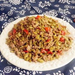 酸豆角肉末的做法[图]