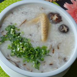 香菇鸡肉粥的做法[图]