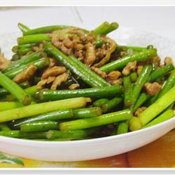 蒜苗炒肉丝的做法[图]