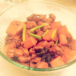 红薯烧鸡的做法[图]