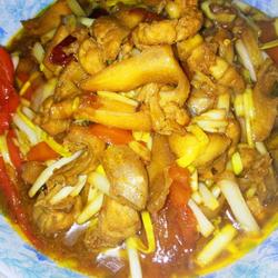 蒜黄炒蚌肉的做法[图]