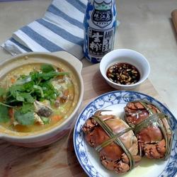 大闸蟹粥的做法[图]