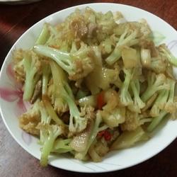 炝炒菜花的做法[图]