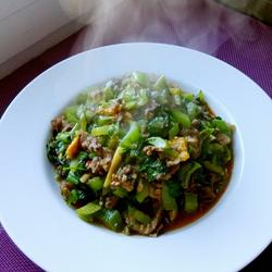 盖菜炒牛肉的做法[图]