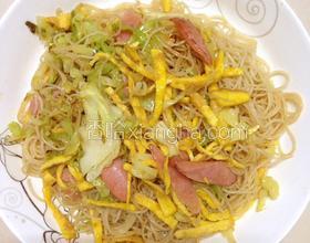 香腸炒面