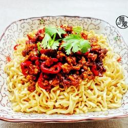 鸡汁杂酱面的做法[图]