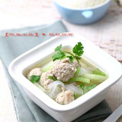 冬瓜汆丸子的做法[图]
