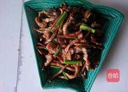 茶树菇炒瘦肉的做法图解5