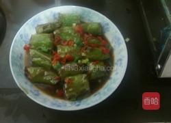 青椒肉末卷的做法图解6