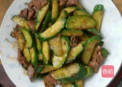 肉片炒黄瓜的做法图解7