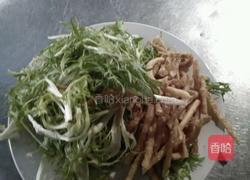 苦菊拌馓子的做法图解1