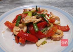 番茄炒墨鱼的做法图解5