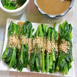 芝麻酱波菜的做法[图]