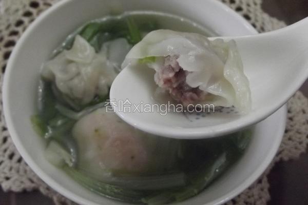 馄饨鱼丸汤