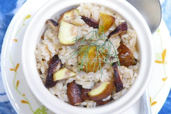 香菇栗子炊饭