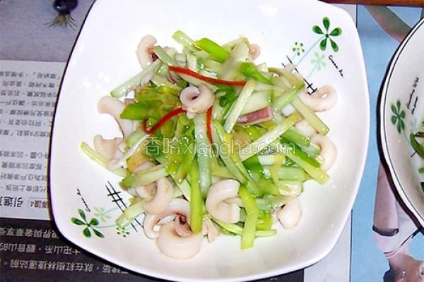 芹菜炒乌贼