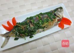 塔香干煎鱼的做法图解4