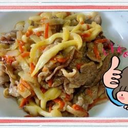 味噌菇菇牛肉烧的做法[图]