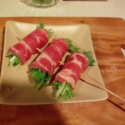 串烧水菜猪肉的做法[图]