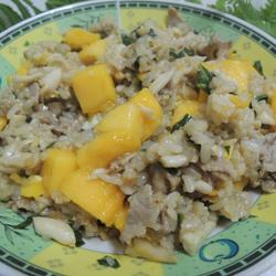 芒果牛肉蛋炒饭的做法[图]