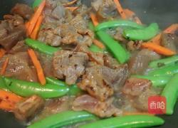 烤肉酱风味炒甜豆的做法图解4