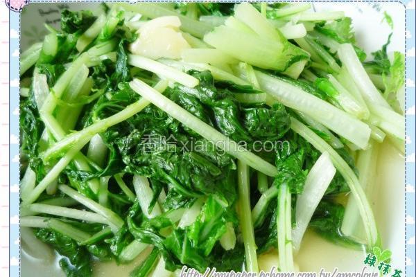 蒜炒水菜