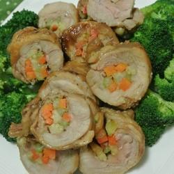 蔬菜鸡肉卷的做法[图]