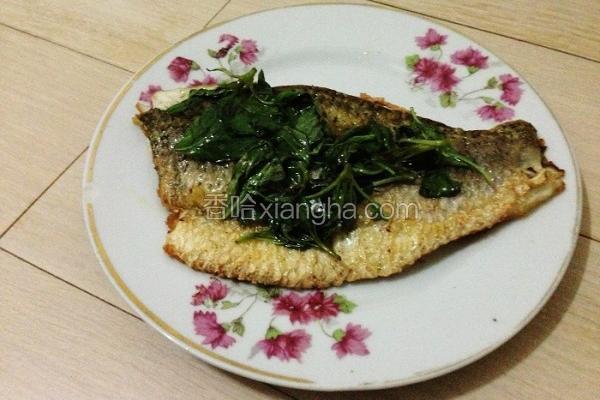 香煎金目鲈鱼排