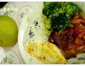 柚香洋葱鸡腿饭[图]