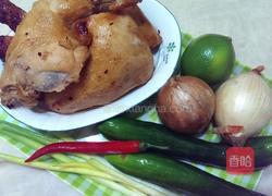 烤鸡凉拌的做法图解1