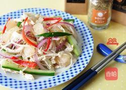 香柠柚瓣凉拌鸡丝的做法图解6