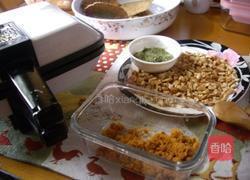 黑糖腰果海苔煎饼的做法图解2